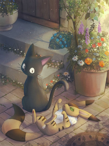  jiji totoro teto and ohmu studio ghibli and 3 more drawn by luna mokamoka sample f0cd983e4f53023f84.jpg