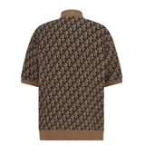 Dior x CACTUS JACK Oversized Polo Shirt Beige Black 2.2