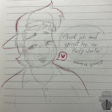 Friday Midnight doodle heh, Bill Newton's here