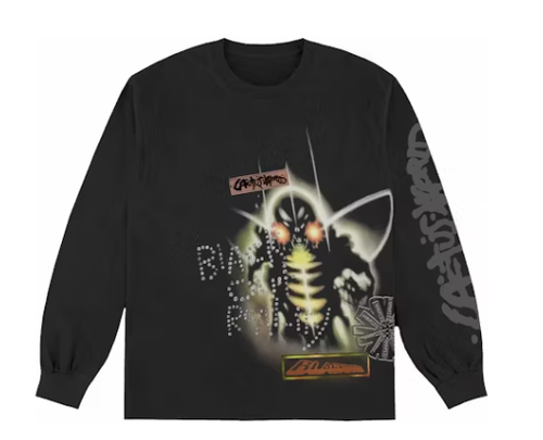 Travis Scott Beetle Jack Long Sleeve Tee Black 2.2