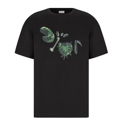 Dior x CACTUS JACK Oversized T shirt Black Green 1.2