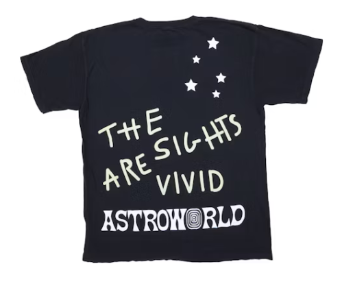 Travis Scott Enjoy The Ride Glow Tee Black 2.2