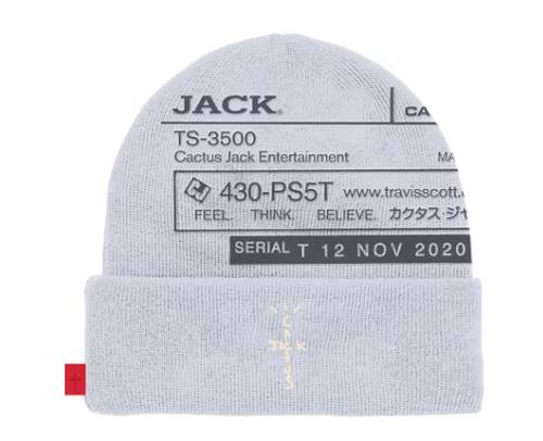 Travis Scott CJ System II Beanie Blue 1.2