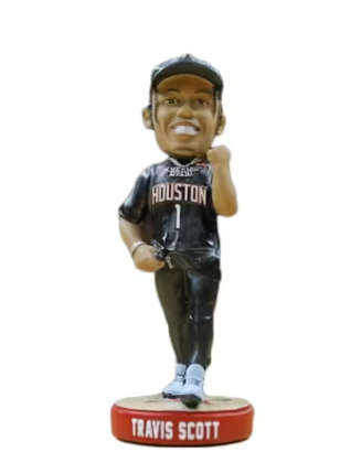 Travis Scott x Houston Rockets Bobblehead SGA Black 1.2
