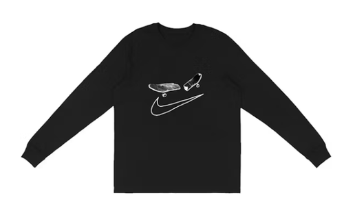 Travis Scott Cactus Jack For Nike SB Longsleeve T Shirt I Black 1.2