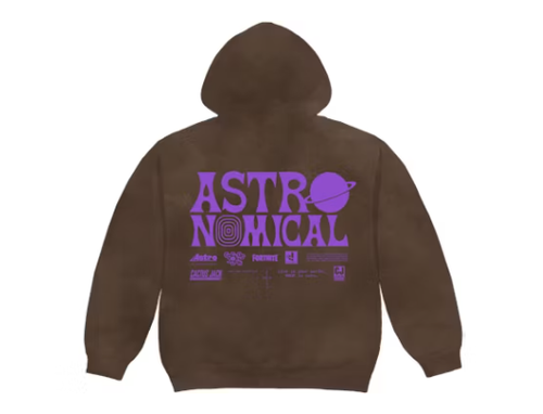 Travis Scott World Event Hoodie Bleached Black 2.2