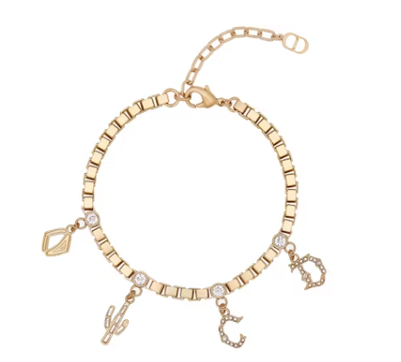 Dior x CACTUS JACK Bracelet Gold White 1.2