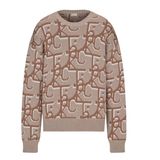 Dior x CACTUS JACK Oversized Sweater Beige Brown 1.2