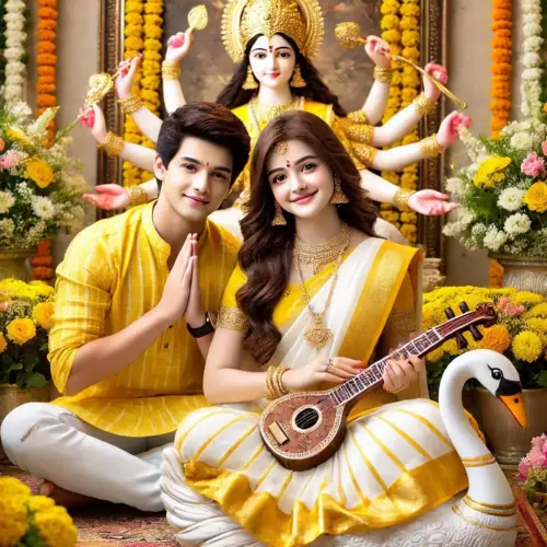 Jai Maa Saraswati Vashant Panchami coming soon 2 february वशन्त पंचमी की हा...कामन...d #trending #tr.webp