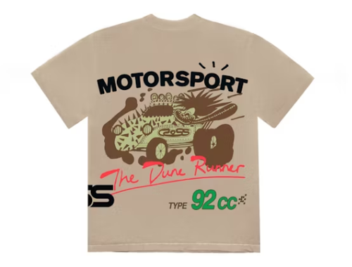 Travis Scott Cactus Jack Motor Sport Tee Tan 1.png
