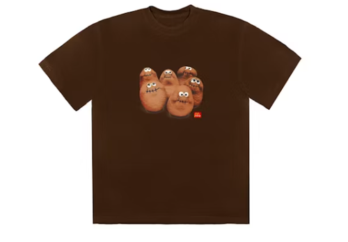 Travis Scott x McDonald's Squad III T Shirt Brown 1.png