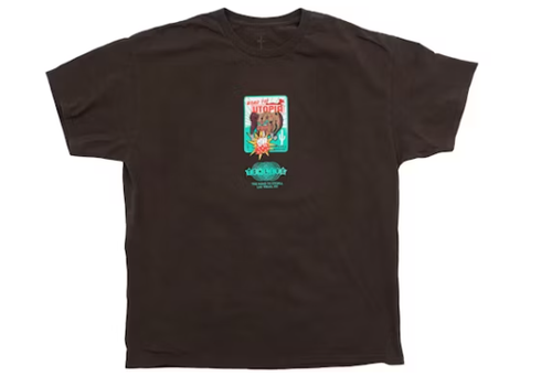 Travis Scott Road to Utopia Las Vegas Joker T shirt Brown 1.png