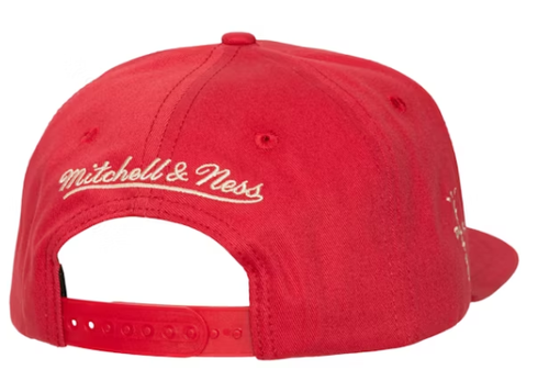 Travis Scott x Mitchell & Ness LSU Tigers Snapback Hat Red 2.png