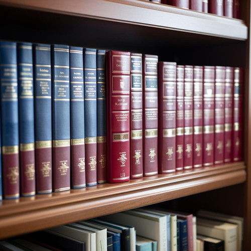 row books shelf with one titled library.jpg