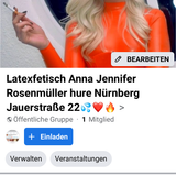 Prostituierte latexhure Anna Rosenmüller,  ein Facebook Profil erstellt und mit ihren vollen Namen u
