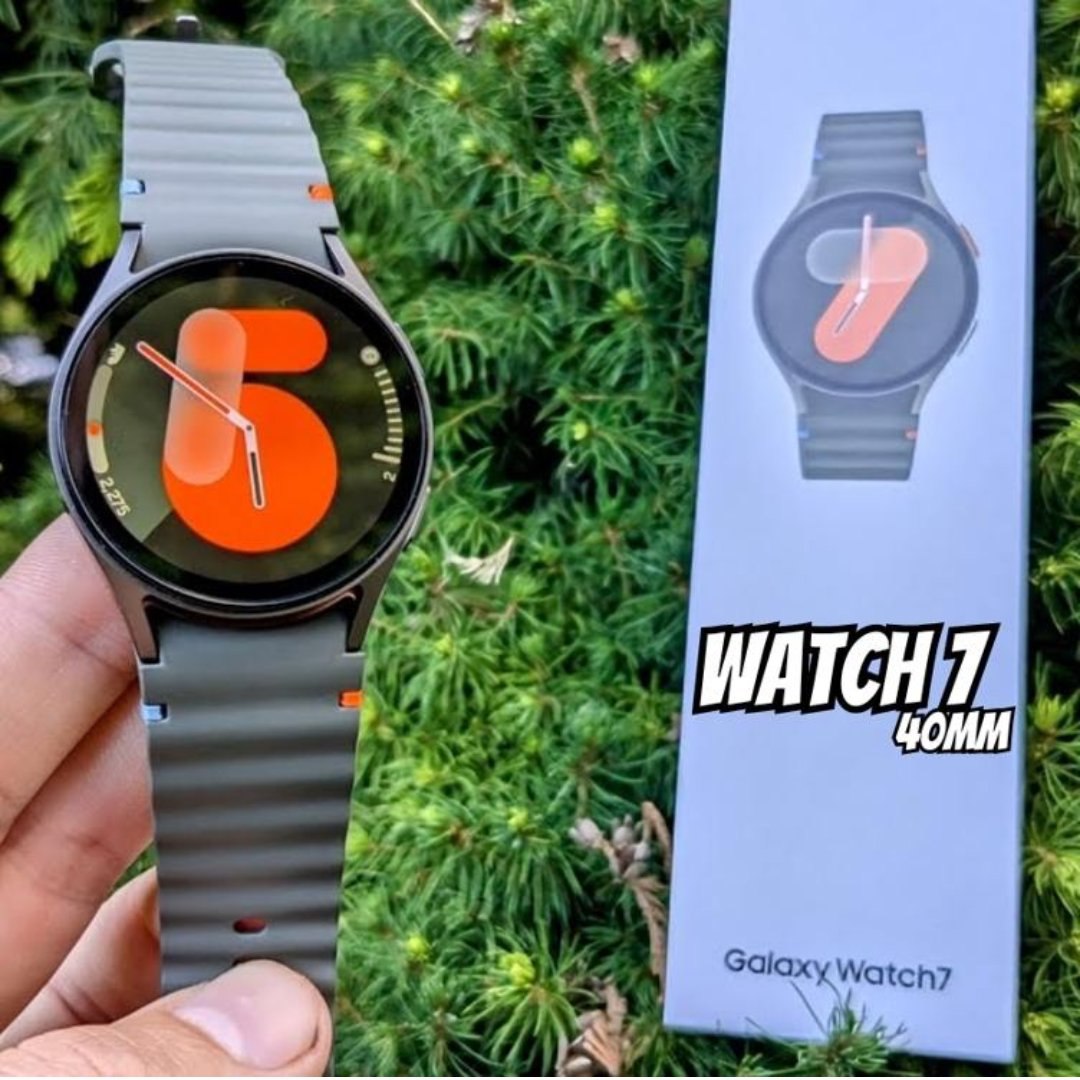 Samsung Galaxy Watch7 Smartwatch 40mm Bt Galaxy Ai Caixa Verde Pulseira Verde Bisel Verde Desenho da pulseira