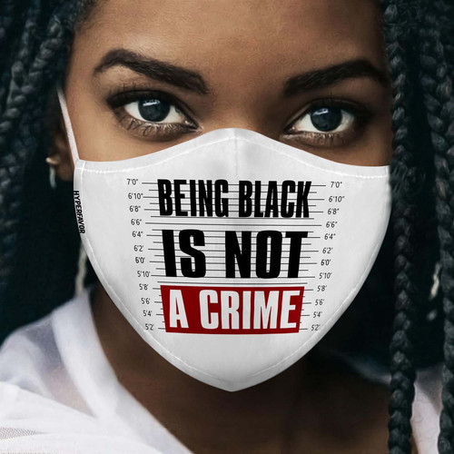 Premium Being Black Is Not A Crime EZ09 0406 Face Mask 2.jpg