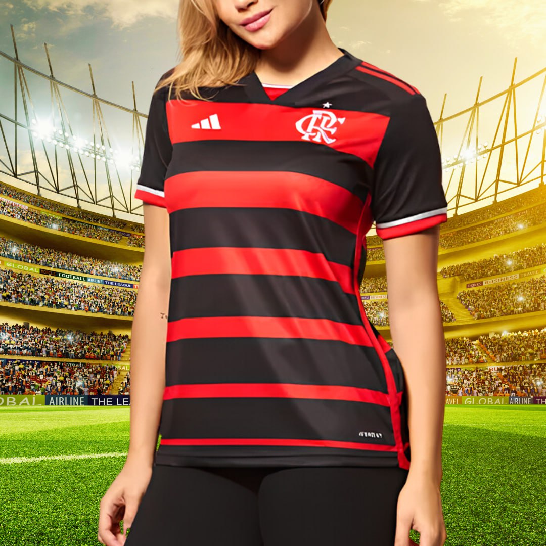 Camisa Flamengo I Feminina 24/25 adidas