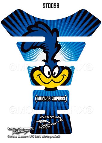 road runner beep beep motorcycle tank pad protector universal gel paint protection anti scratch gas .jpg