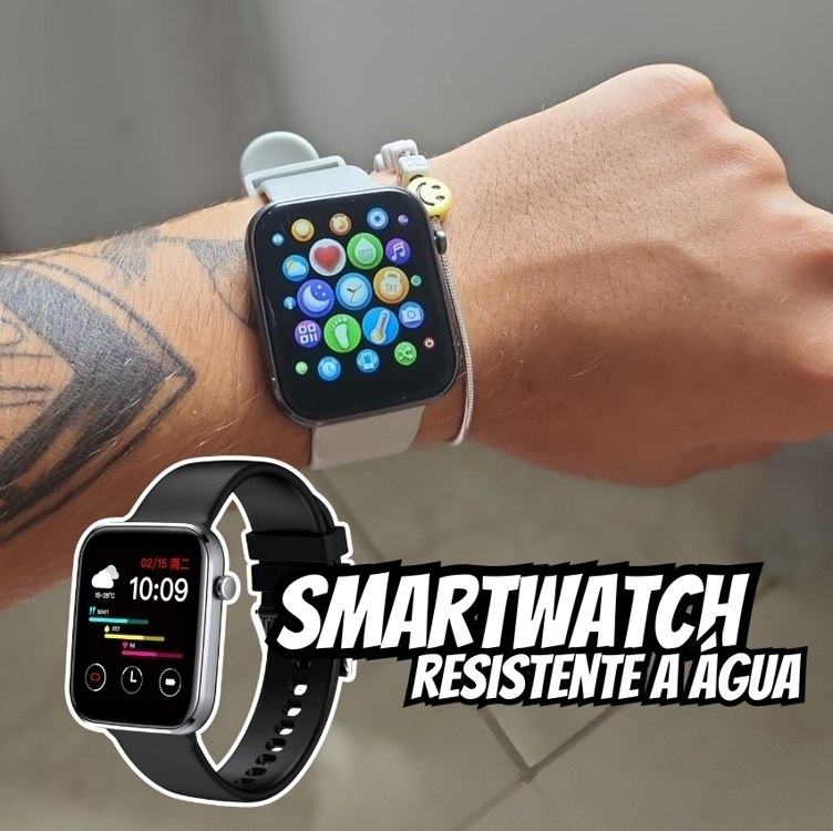 Smartwatch Relógio Inteligente My Watch I Slim Haiz Resistente à Água IP67 Receba Notificações com Funções Esportivas