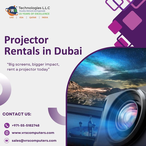 Looking for the best projector setup for your wedding or special event? VRS Technologies LLC offers reliable Projector Rental Dubai services with advanced projectors, large screens, and expert support. Whether you need a projector for a romantic wedding slideshow or a corporate gala, we have the perfect solution. Call +971-55-5182748 today to book your projector rental.

Visit: https://www.vrscomputers.com/computer-rentals/projector-rentals-in-dubai/