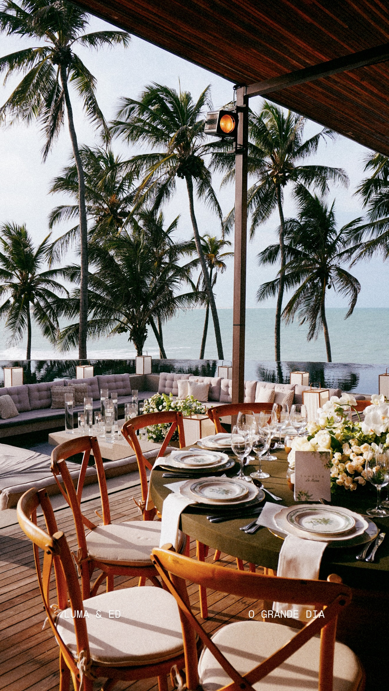 Decoração do casamento