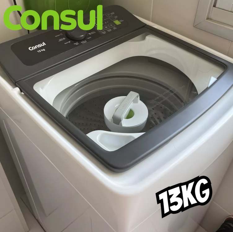 Máquina De Lavar Cwn13ab 13kg Branca Consul Cor Branco