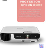 Spesifikasi proyektor epson eb x450