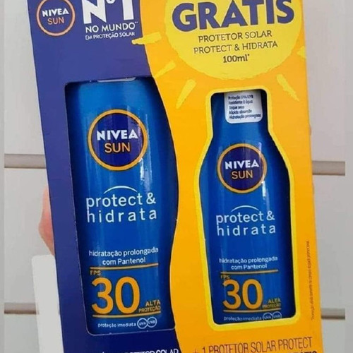 Protetor Solar Nivea Sun FPS 30 200ml + Protetor Solar Nivea Sun FPS 30 100ml.jpg