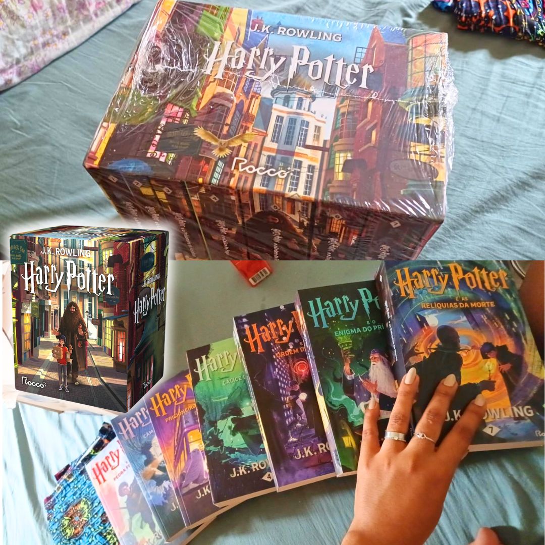 Box Harry Potter – Edição Pottermore: 7 livros com adesivos Capa