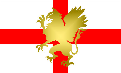 England Flag w/ Griffin