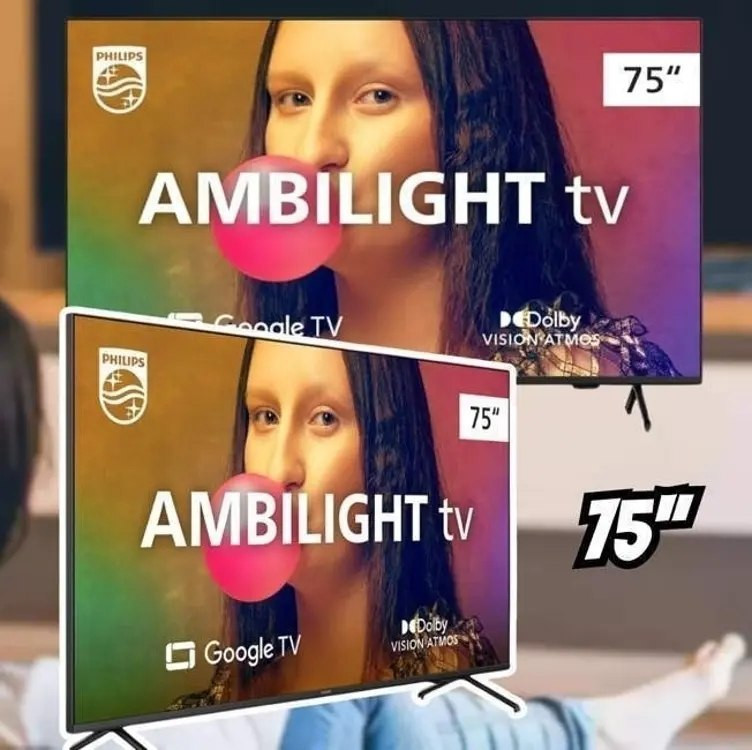 Smart Tv Philips Ambilight 75 4k 75pug7908/78