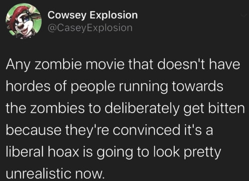 Zombie liberal hoax