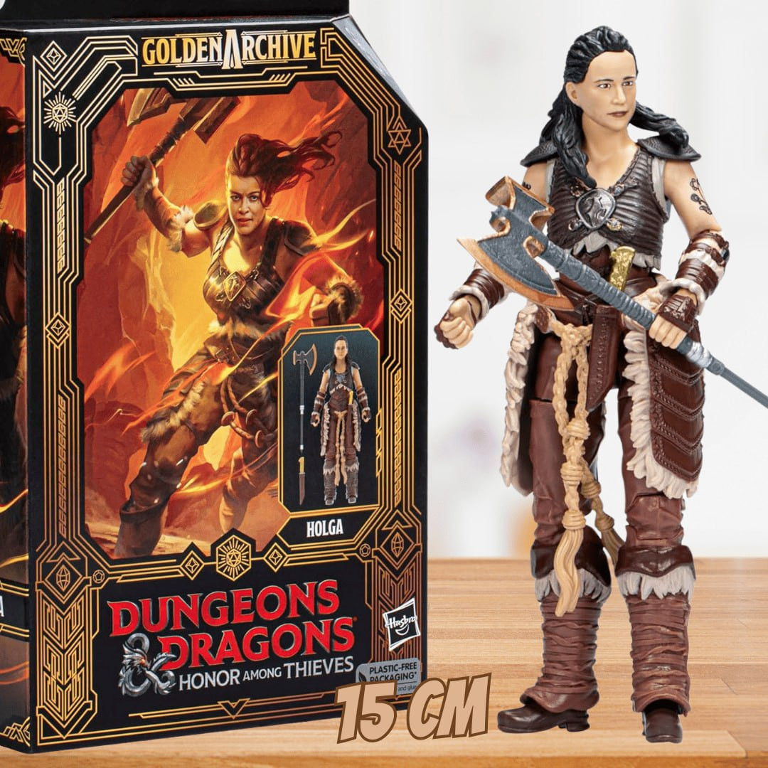 Figura Dungeons & Dragons Honra Entre Rebeldes – 15 cm com Acessórios- Holga – F4866 – Hasbro