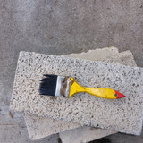 Painting Brush On Rock