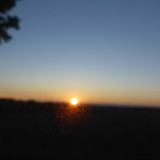 Sunset Fall At The Evening