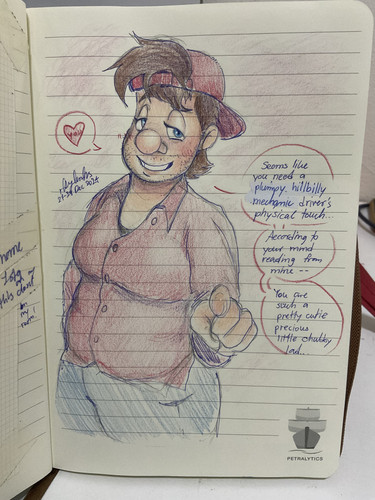 Bill Newton says something to me last Saturday midnight full view.jpg