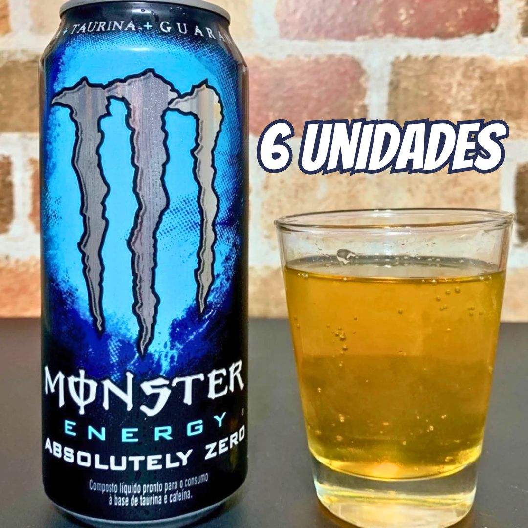 Pack de Monster Absolutely Zero LT 473ml – Unidade 6 unidades