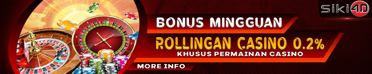 bonus mingguan rollingan siki4d