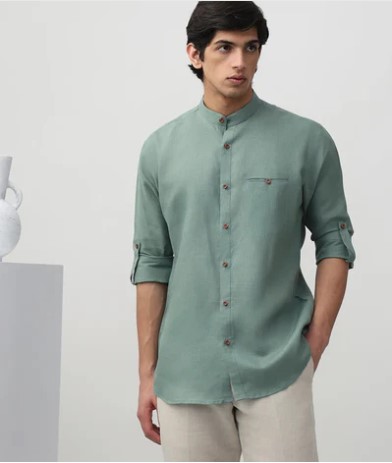 PISTA PLAIN LINEN SHIRT.jpg