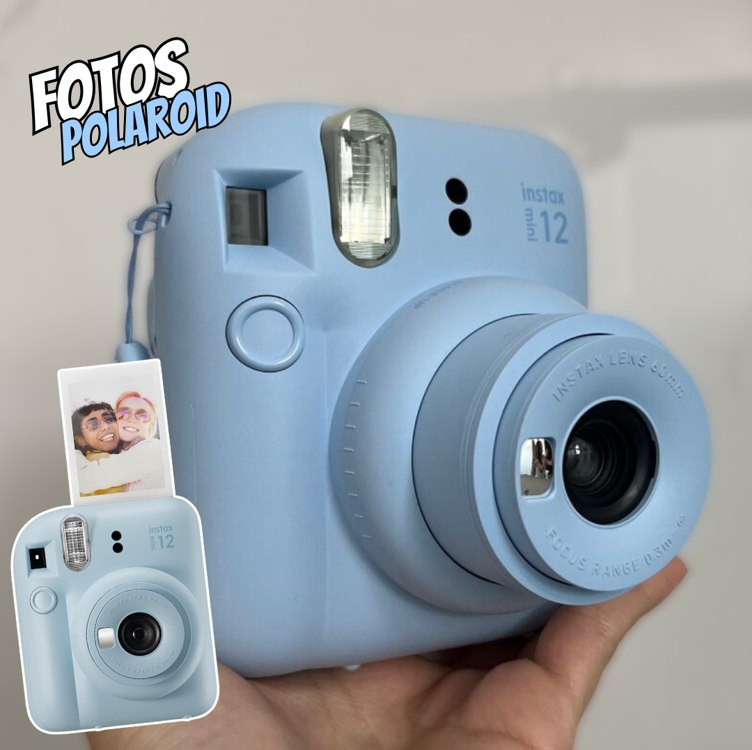 CAMERA INSTAX MINI 12 AZUL CANDY