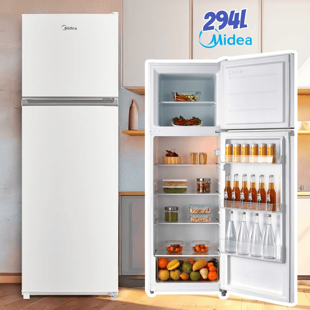 Geladeira/Refrigerador Midea Cycle Defrost Duplex Branco 294L MD-RT411