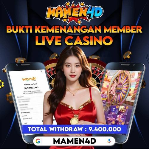 Mamen4D: Situs Game Online Resmi yang Terpercaya dan Menguntungkan!

