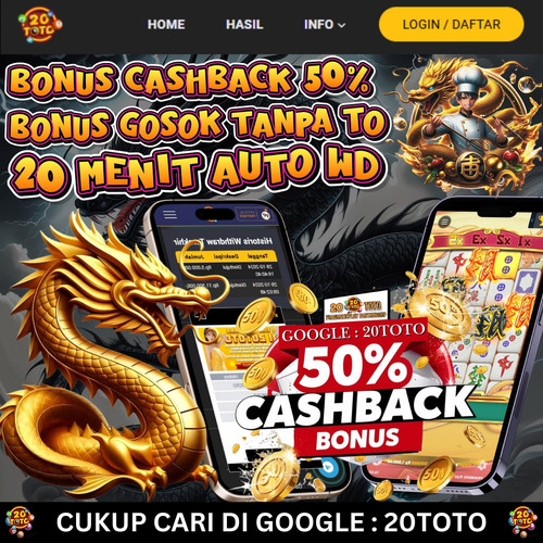 20Toto: Slot Terpercaya dengan Deposit E-Wallet DANA & GoPay Tanpa Potongan