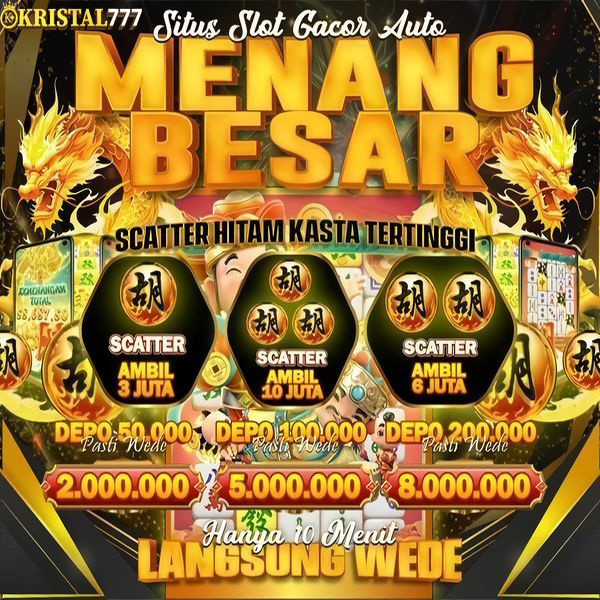 Kristal777: Main Slot Gacor dan Deposit Pulsa Tanpa Repot