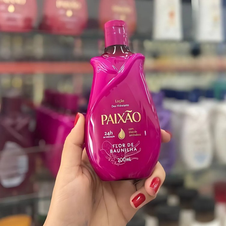 Paixão Loção Hidratante Flor De Baunilha Com Ação Desodorante 200Ml