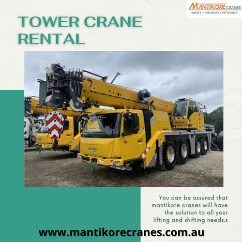 Mantikore Cranes is known as the best tower crane rental company in the Australia. We provide cranes for hire and sale. Mantikore crane is one of the affordable contractors in Sydney. Choosing reliable crane in Sydney is an essential part of your work. So, we provide the tower, self-erecting, and electric luffing cranes. Hiring a crane in Sydney from Mantikore Cranes gives you the assurance that your project will be professionally handled by our experienced staff. We are providing affordable new and used cranes for sale as well as for hiring. We provide you with cost-effective solutions to the lifting needs of its clients. Contact us now for hiring cranes for all type of projects. If you are interested drop your requirement on info@mantikorecranes.com.au.

•	Website:  https://mantikorecranes.com.au/ 
•	Address:  PO BOX 135 Cobbitty NSW, 2570 Australia
•	Email:  info@mantikorecranes.com.au 
•	Opening Hours:  Monday to Friday from 7 am to7 pm