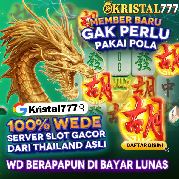 Tempat Slot Terbaik Dan Platform Sangat Mudah Dapat Di Akses Hanya di Kristal777: Raih Kemenangan Tampa Di Persulit Saat Melakukan Penarikan