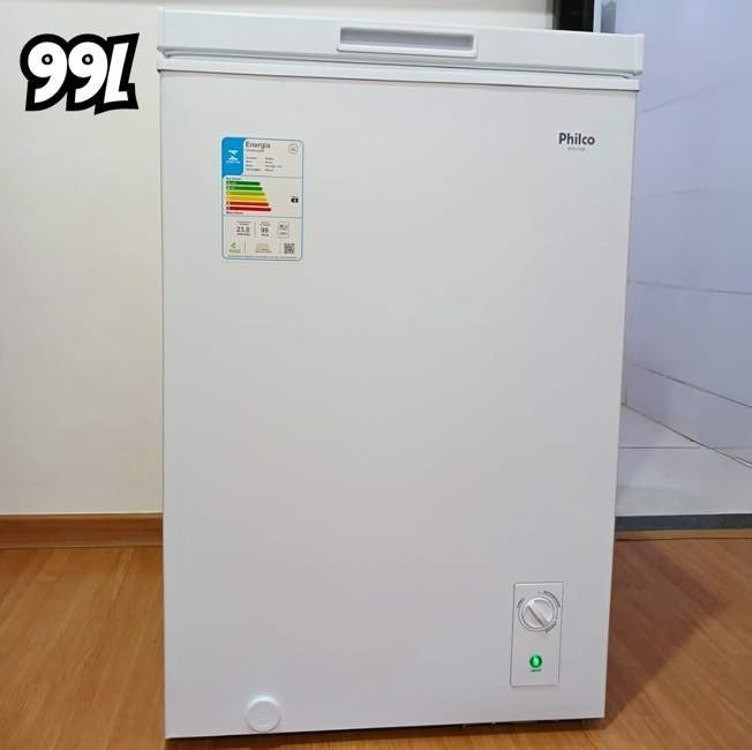 Freezer Horizontal Philco 99L PFH105B Branco 220V