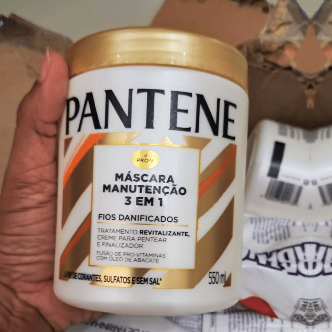 Pantene Máscara Pro-Vitaminas 3 Em 1 Manutenção 550ml